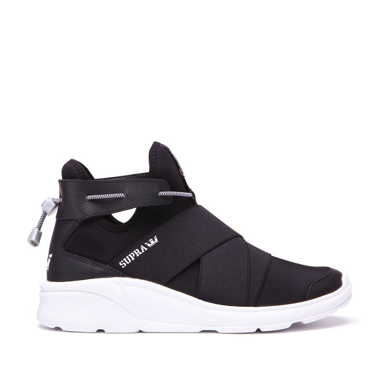 Buty Supra ANEVAY - Sneakersy Wysokie Damskie - Czarne (VEUN-35267)